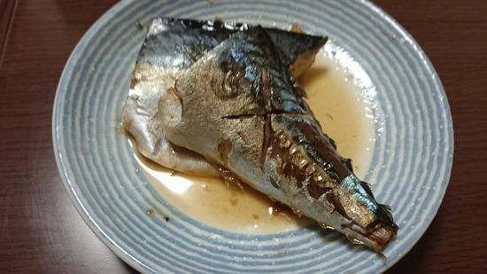 【画像】(　　´・ω・｀　　)サバの味噌煮作った