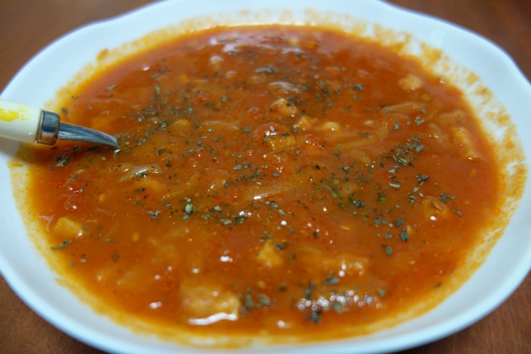 【画像】トマトスープ作った