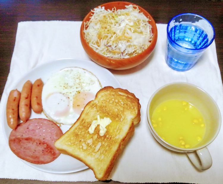 【画像】ゴキゲンな朝食、完成する