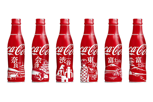 コカ･コーラ　地域限定ボトルに6つの新デザインが登場！奈良、会津、渋谷、富士山など