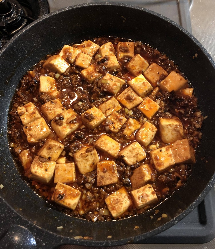 【朗報】ワイの作った麻婆豆腐クッソうまい