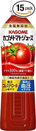 健康のために毎日トマトジュース飲むで！
