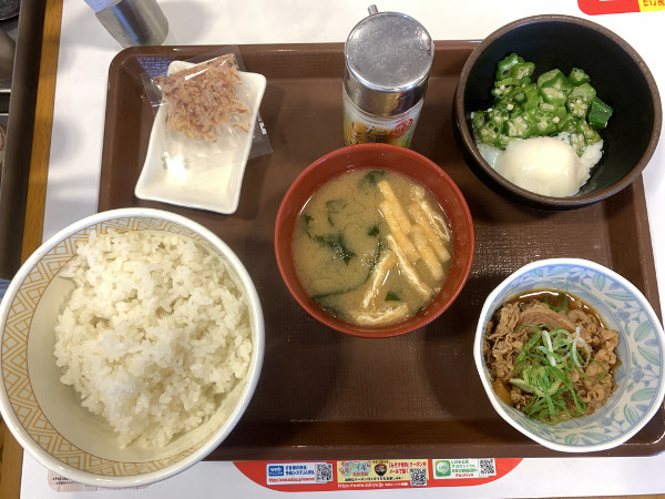【画像】すき家の350円の朝定食がこちらｗｗｗｗｗｗｗｗｗｗｗｗｗｗ