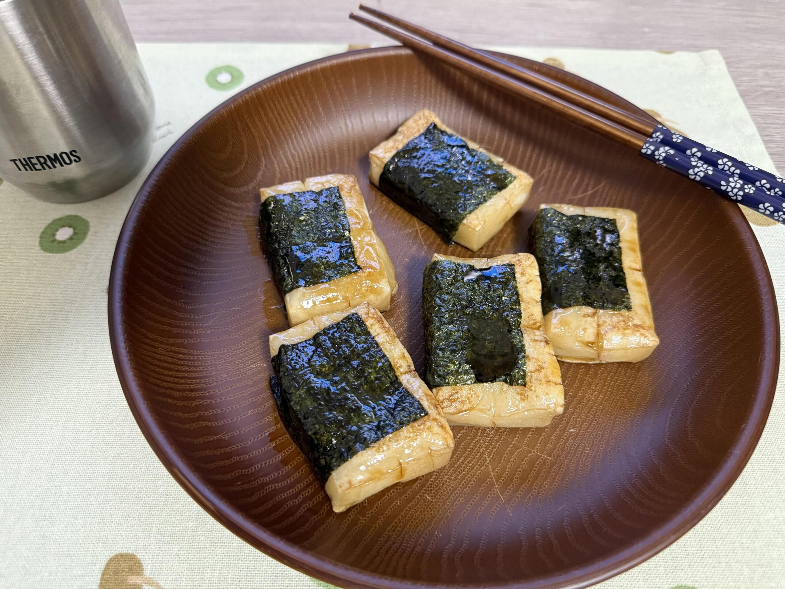 みんな大好き餅、焼ける😋